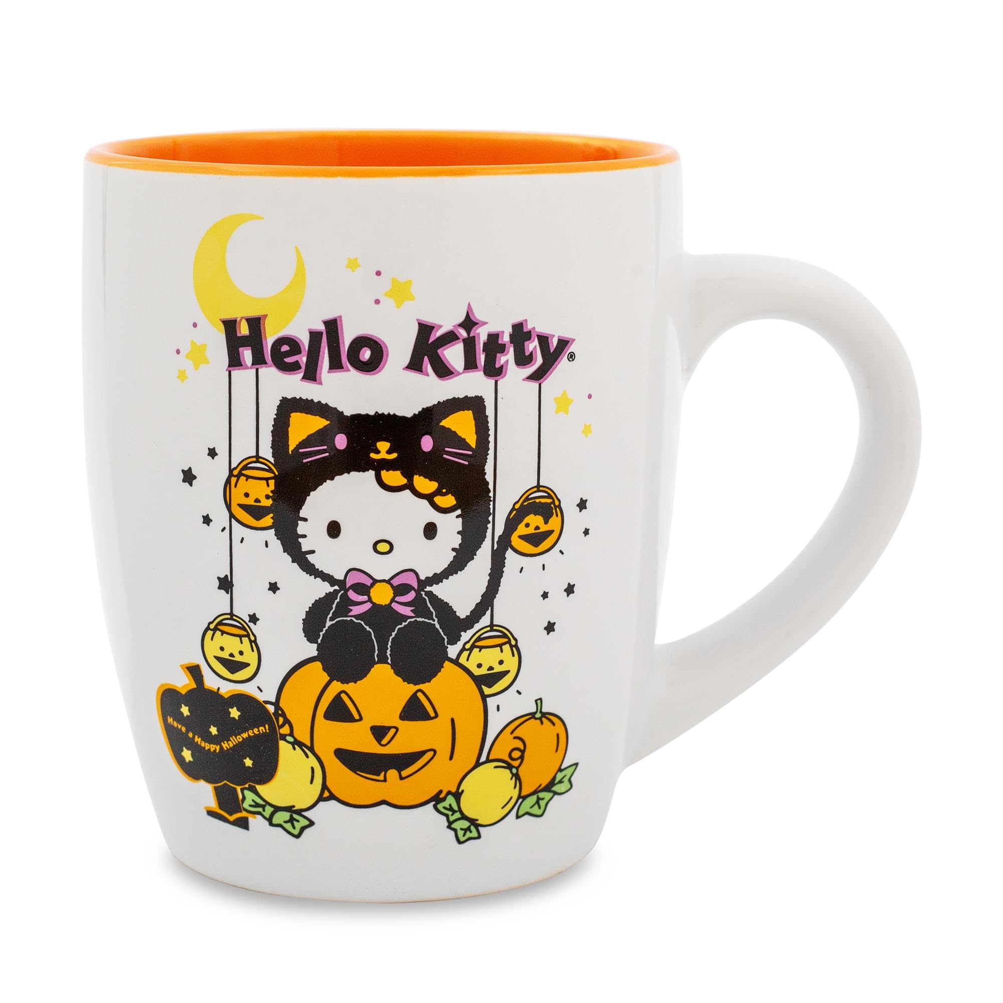 Foto 3 pulgar | Taza Con Leche Silver Buffalo Sanrio Hello Kitty Pumpkin  600 Ml - Venta Internacional.