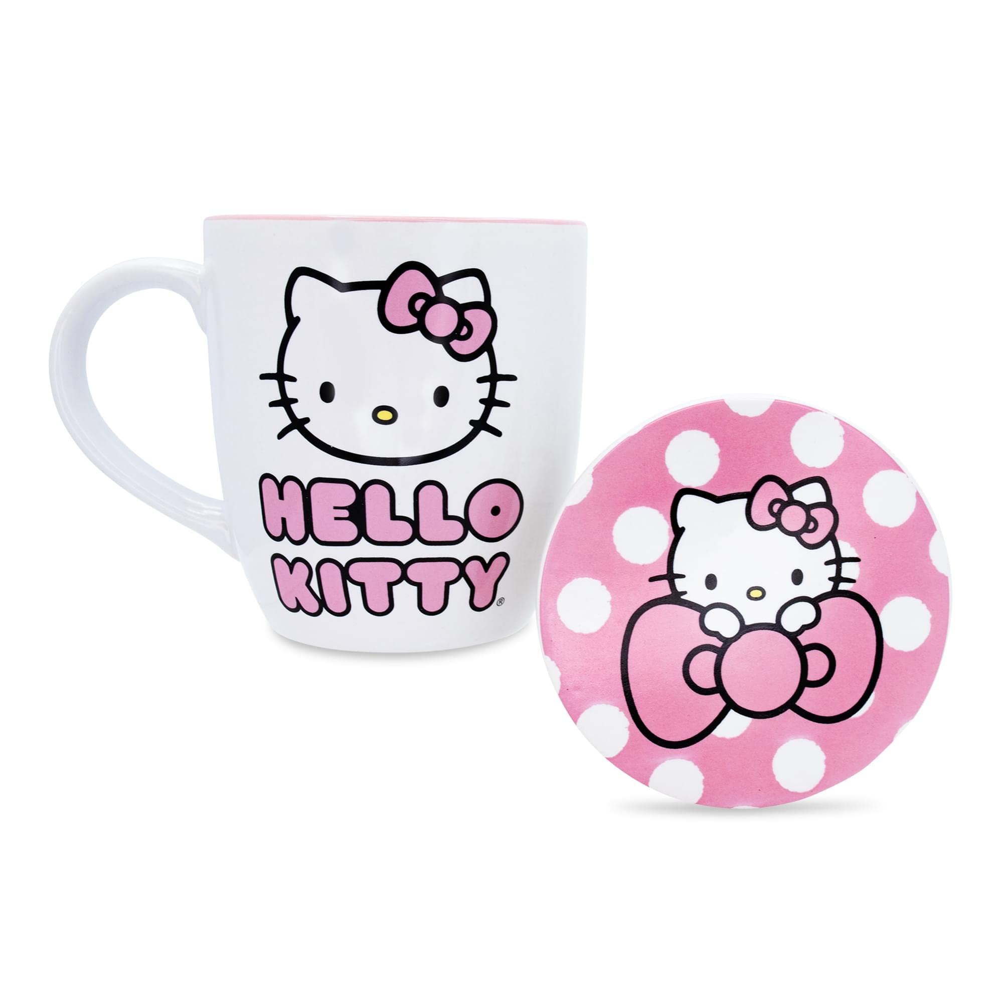 Foto 1 | Juego De Tazas De Café Silver Buffalo Sanrio Hello Kitty Ceramic - Venta Internacional.