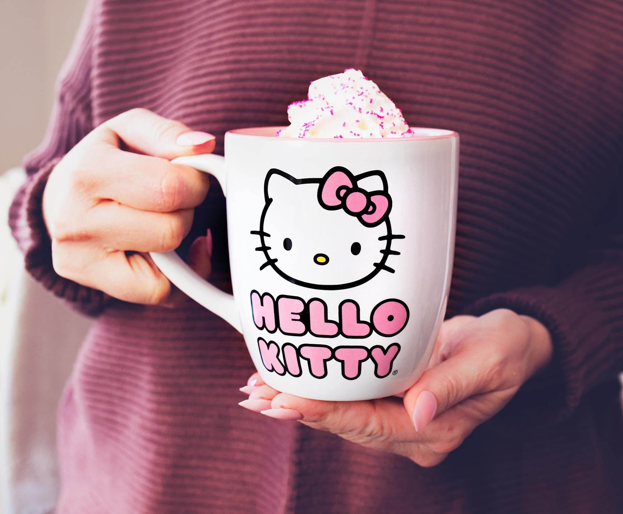 Foto 6 pulgar | Juego De Tazas De Café Silver Buffalo Sanrio Hello Kitty Ceramic - Venta Internacional.