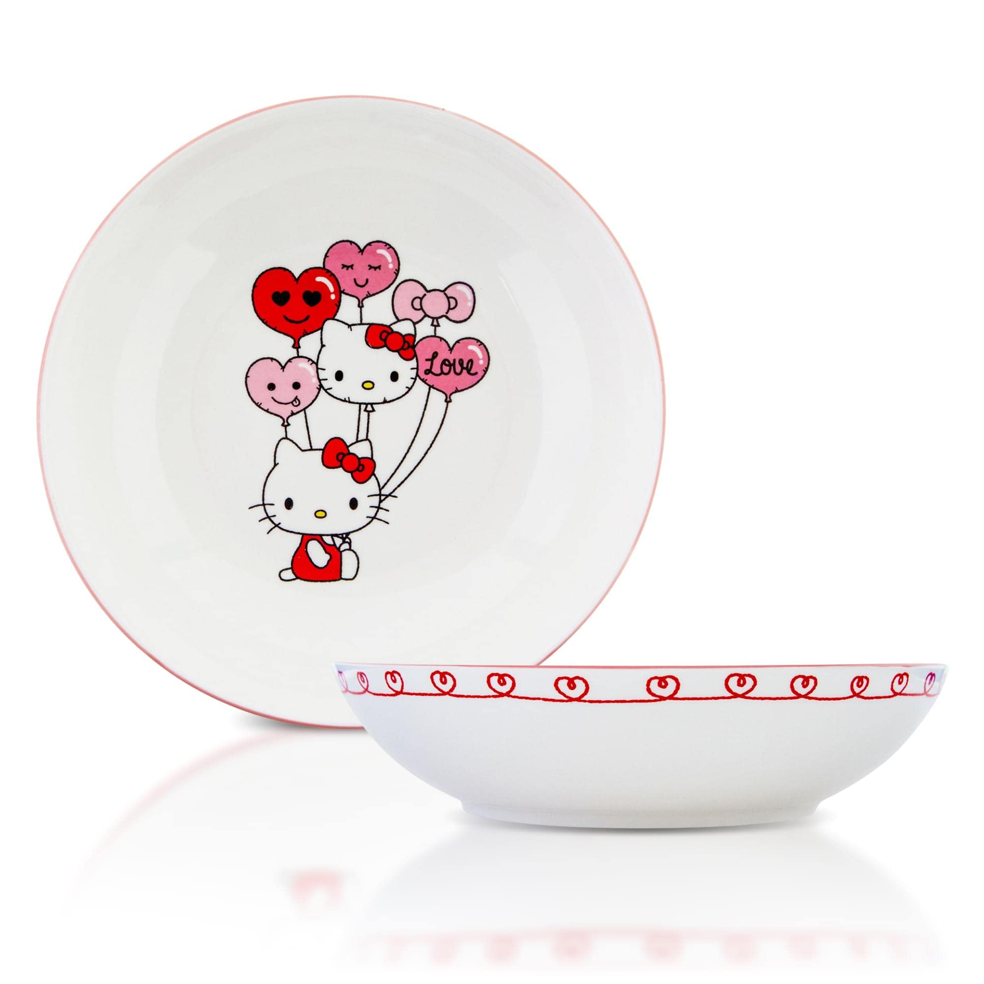Foto 2 | Cuenco Sanrio Con Forma De Globo Hello Kitty  23 Cm  Cerámica - Venta Internacional.