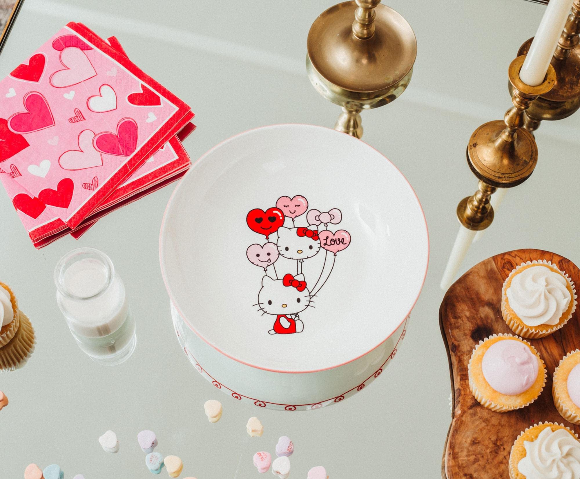 Foto 4 pulgar | Cuenco Sanrio Con Forma De Globo Hello Kitty  23 Cm  Cerámica - Venta Internacional.
