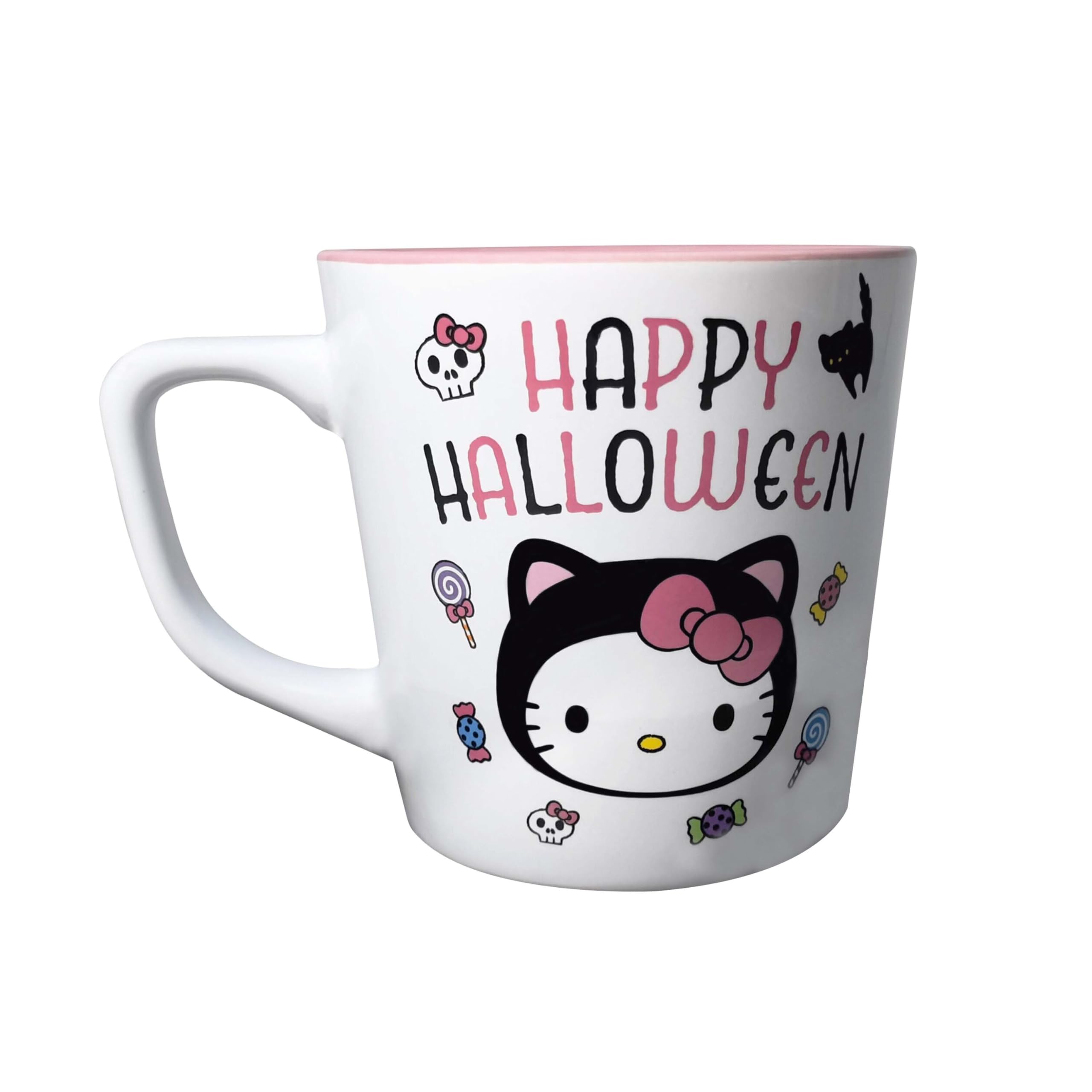 Foto 2 pulgar | Taza De Cerámica Silver Buffalo Sanrio Hello Kitty Halloween 500 Ml - Venta Internacional.