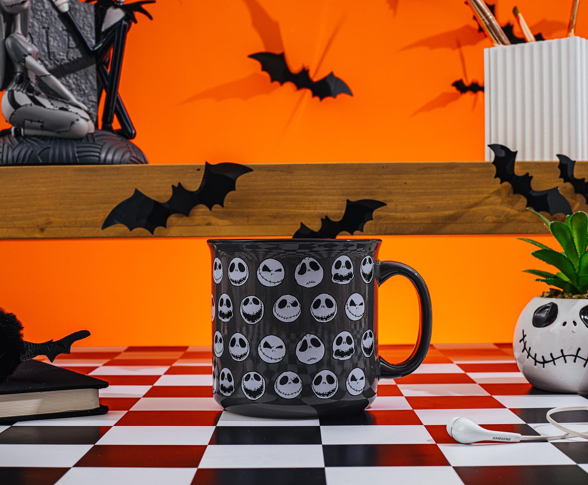 Foto 4 pulgar | Taza Plateada Buffalo Disney Nightmare Before Christmas Jack - Venta Internacional.