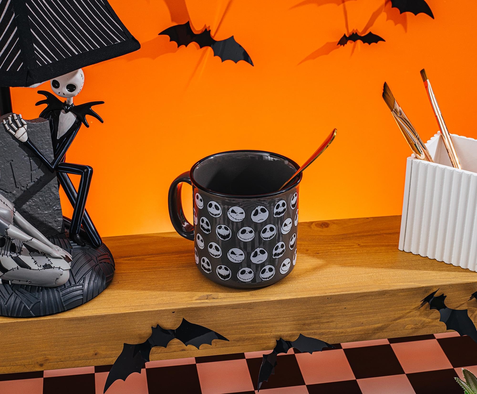Foto 5 pulgar | Taza Plateada Buffalo Disney Nightmare Before Christmas Jack - Venta Internacional.