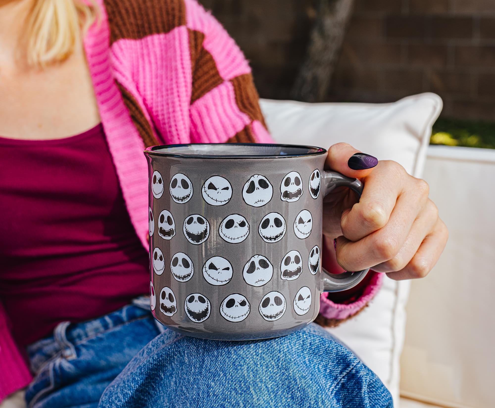 Foto 8 pulgar | Taza Plateada Buffalo Disney Nightmare Before Christmas Jack - Venta Internacional.