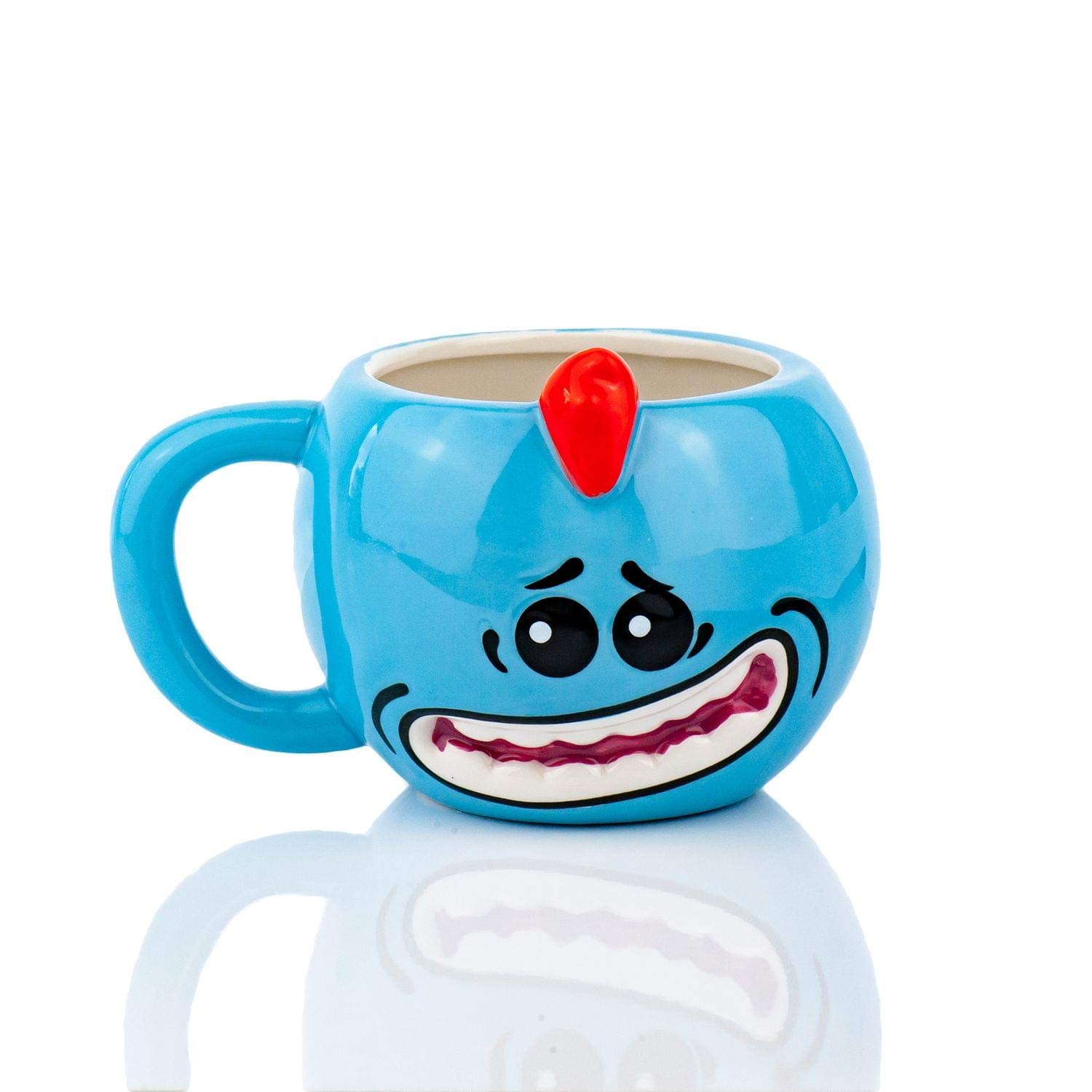 Foto 4 pulgar | Taza Just Funky Rick And Morty Mr. Meeseeks Moldeada  480 Ml - Venta Internacional.