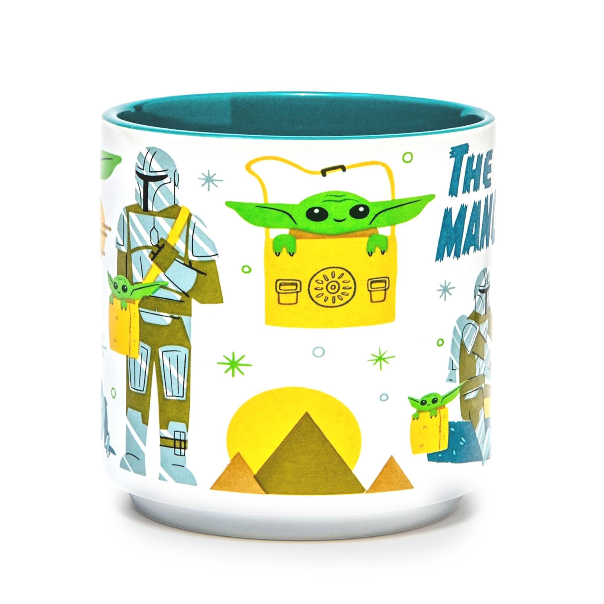 Foto 2 | Taza Plateada Buffalo Star Wars The Mandalorian Grogu 390 Ml - Venta Internacional.