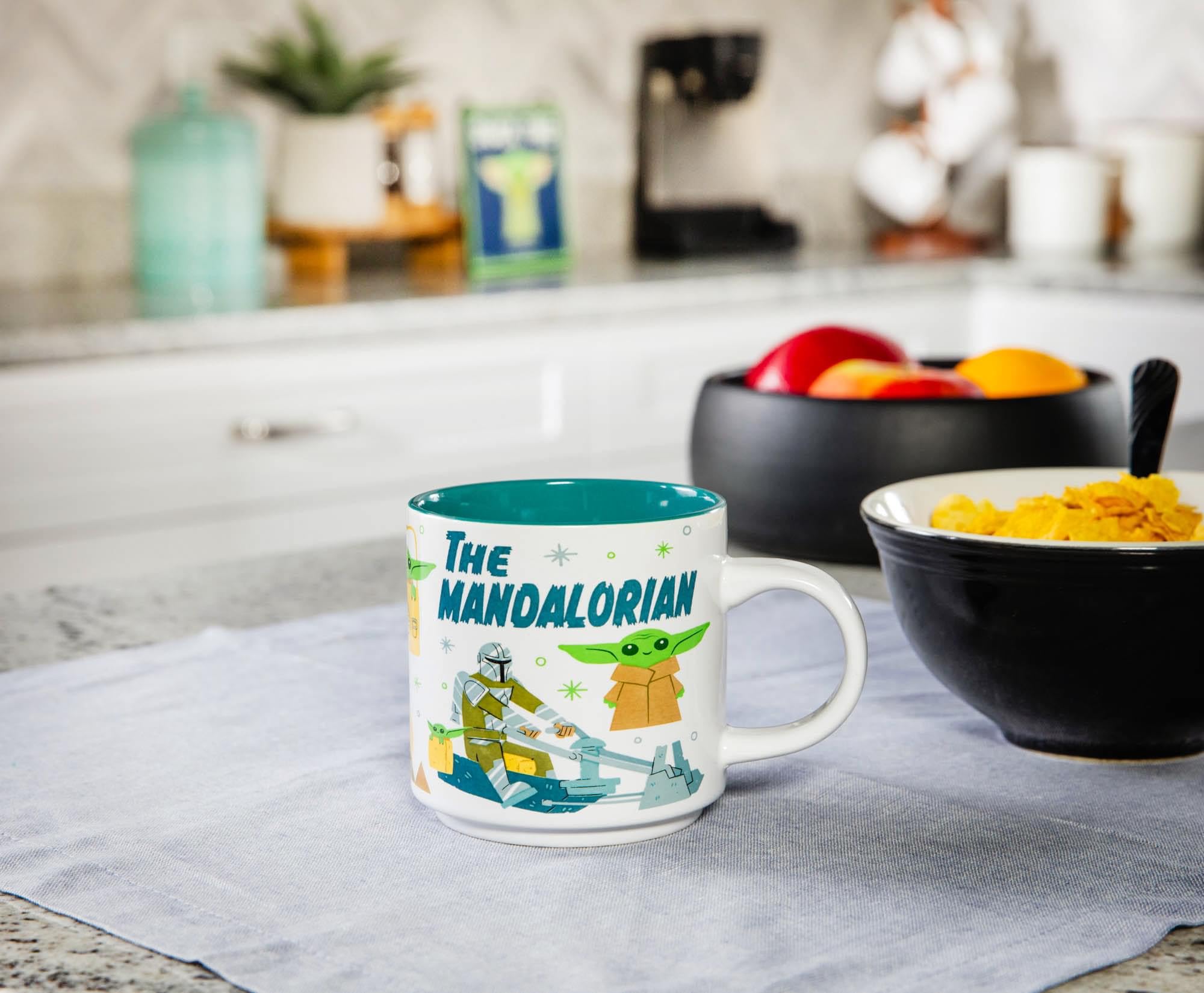 Foto 4 | Taza Plateada Buffalo Star Wars The Mandalorian Grogu 390 Ml - Venta Internacional.