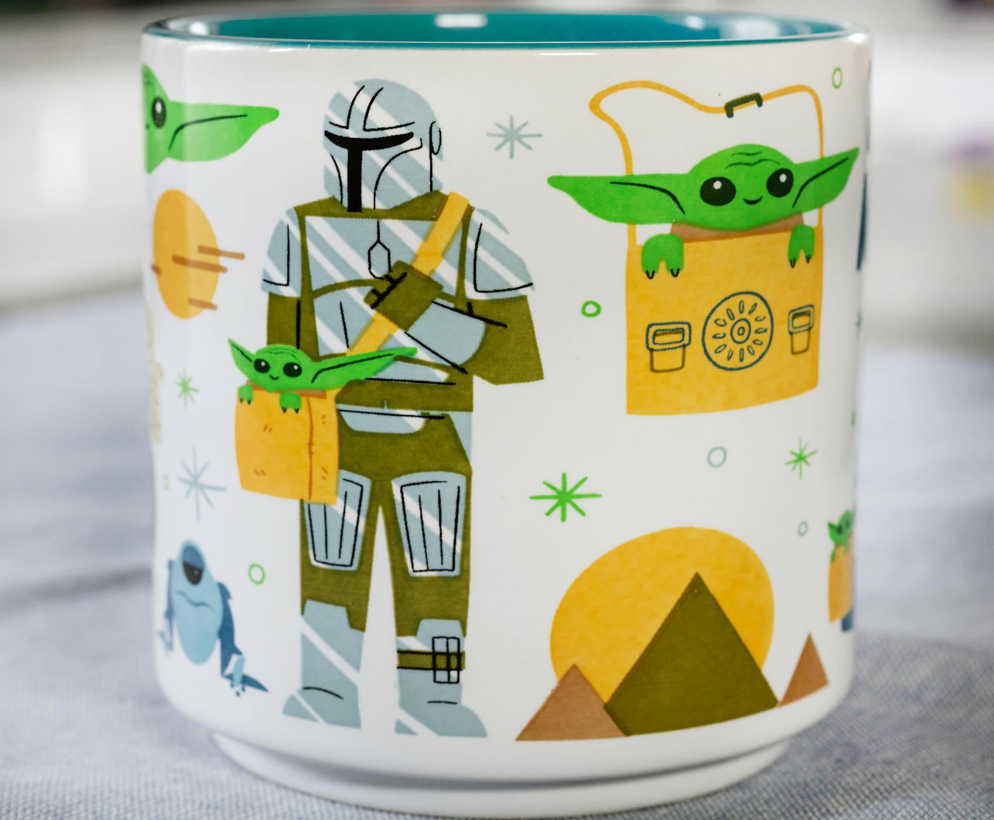 Foto 6 | Taza Plateada Buffalo Star Wars The Mandalorian Grogu 390 Ml - Venta Internacional.