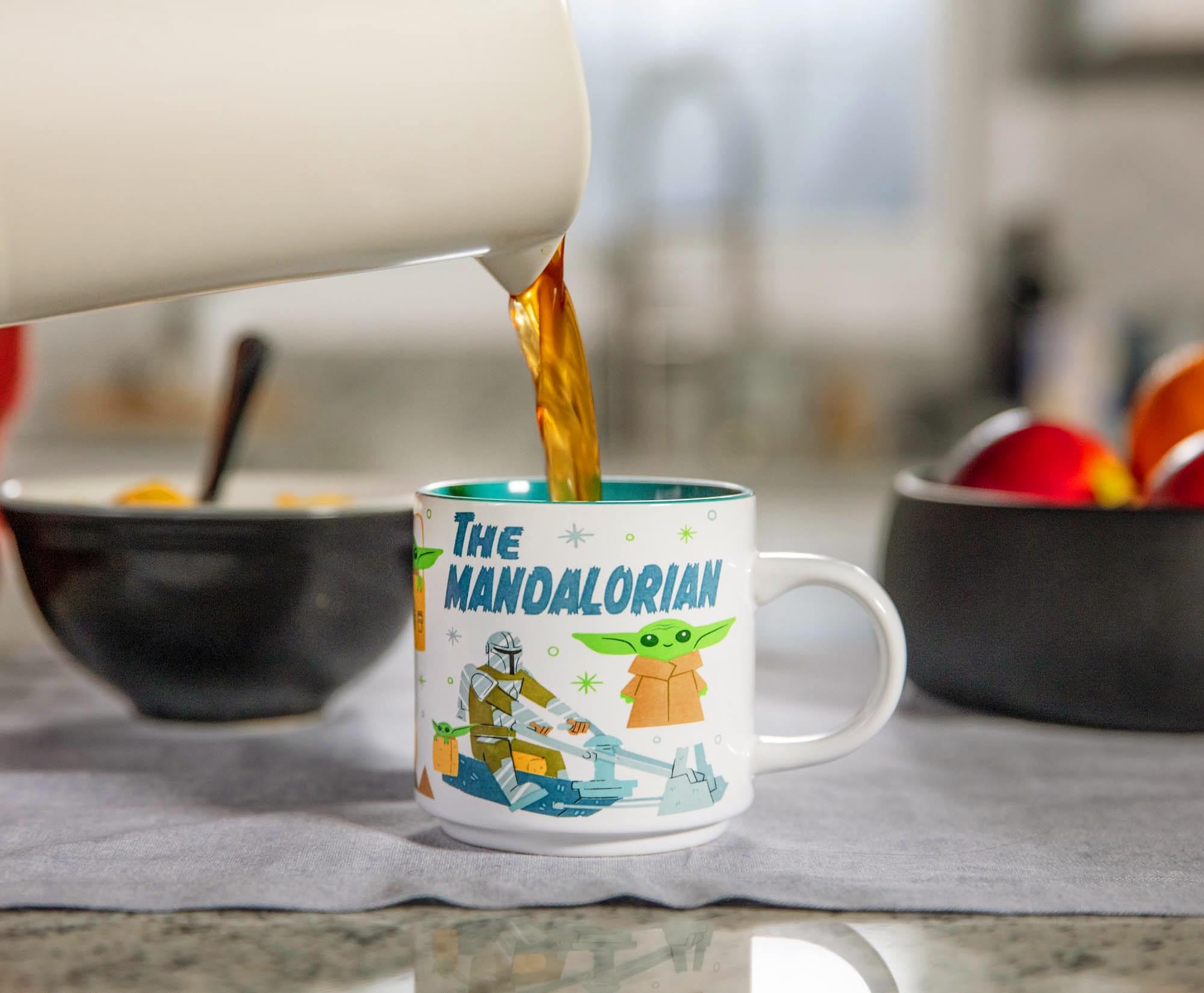 Foto 7 | Taza Plateada Buffalo Star Wars The Mandalorian Grogu 390 Ml - Venta Internacional.