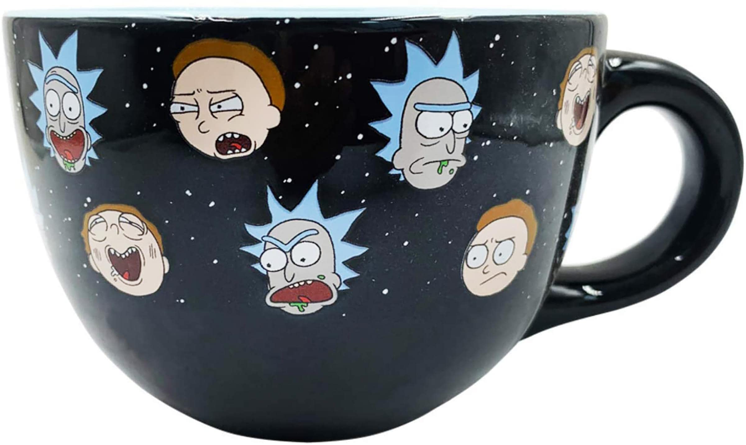 Foto 2 pulgar | Taza Para Sopa Silver Buffalo Rick And Morty Heads Line Up  700 Ml - Venta Internacional.