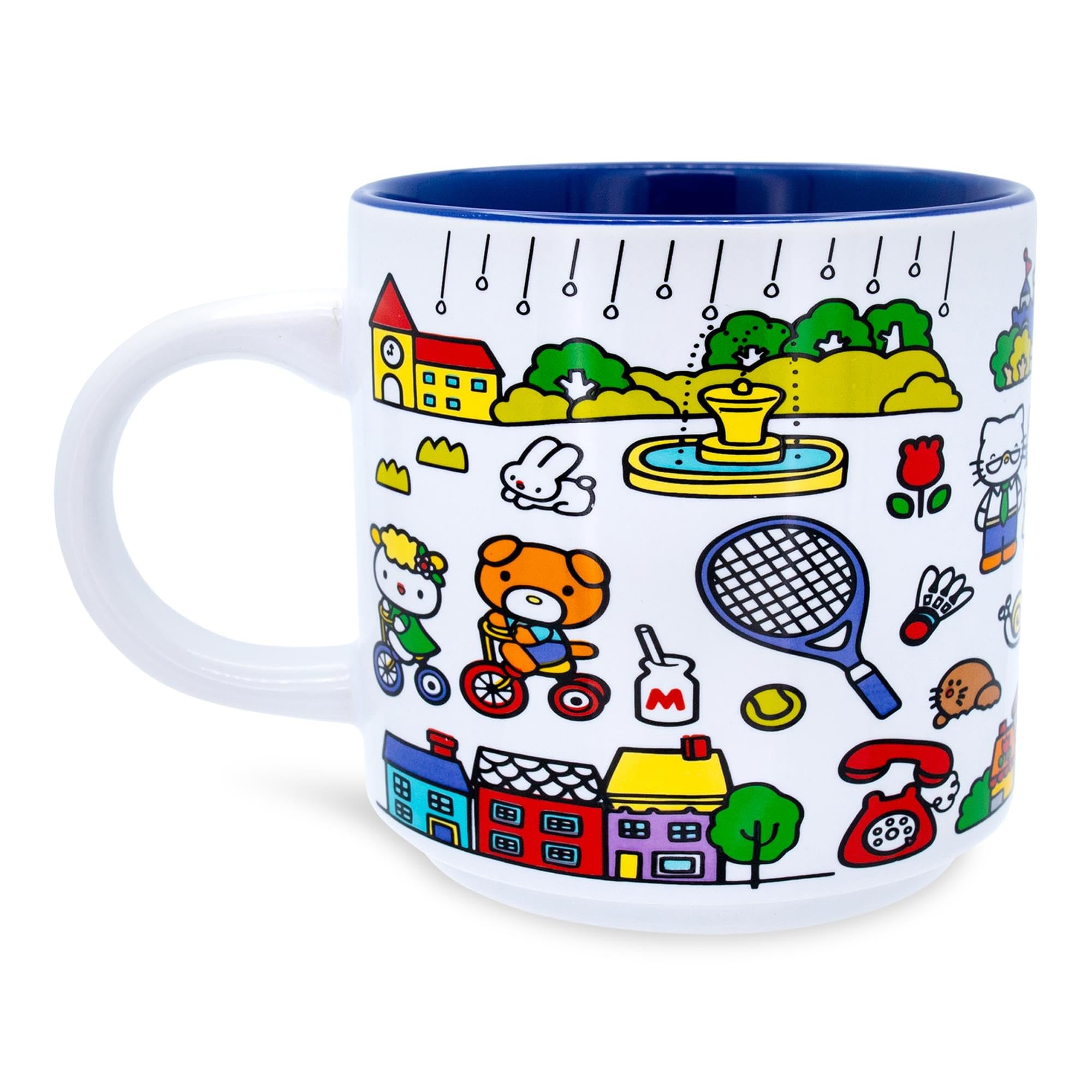 Foto 5 pulgar | Taza Sanrio Hello Kitty De Cerámica Con Mapa Rojo  380 Ml - Venta Internacional.