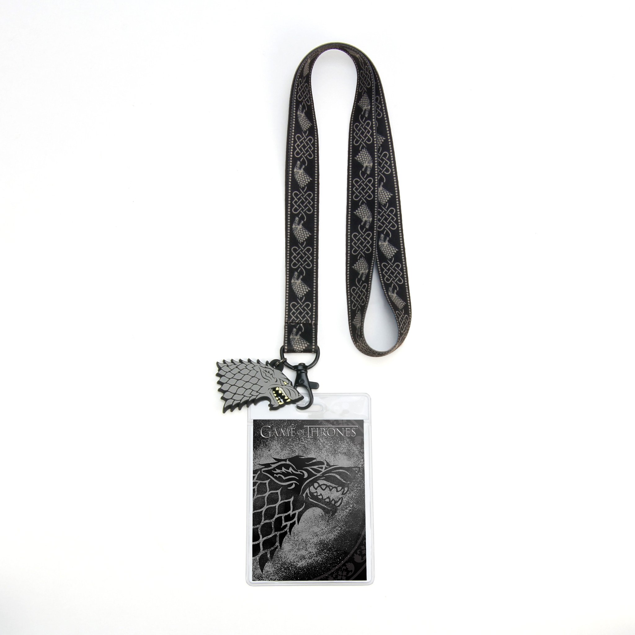 Foto 2 pulgar | Lanyard The Coop Game Of Thrones House Stark Tiene Licencia Oficial - Venta Internacional.
