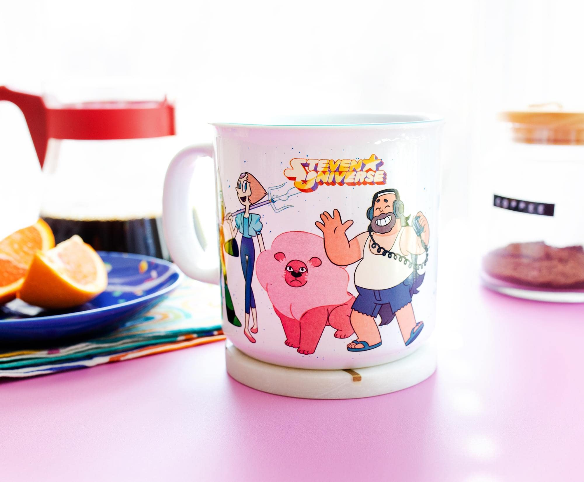 Foto 4 | Taza Camper Silver Buffalo Steven Universe Crystal Gems  600 Ml - Venta Internacional.