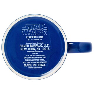 Foto 3 | Taza De Cerámica Silver Buffalo Star Wars Millenium Falcon 600 Ml - Venta Internacional.