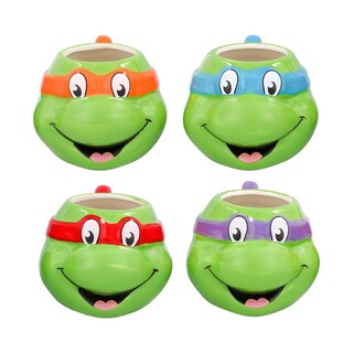 Foto 1 | Taza Silver Buffalo Nickelodeon Tmnt Esculpida En 3d 680 Ml - Venta Internacional.