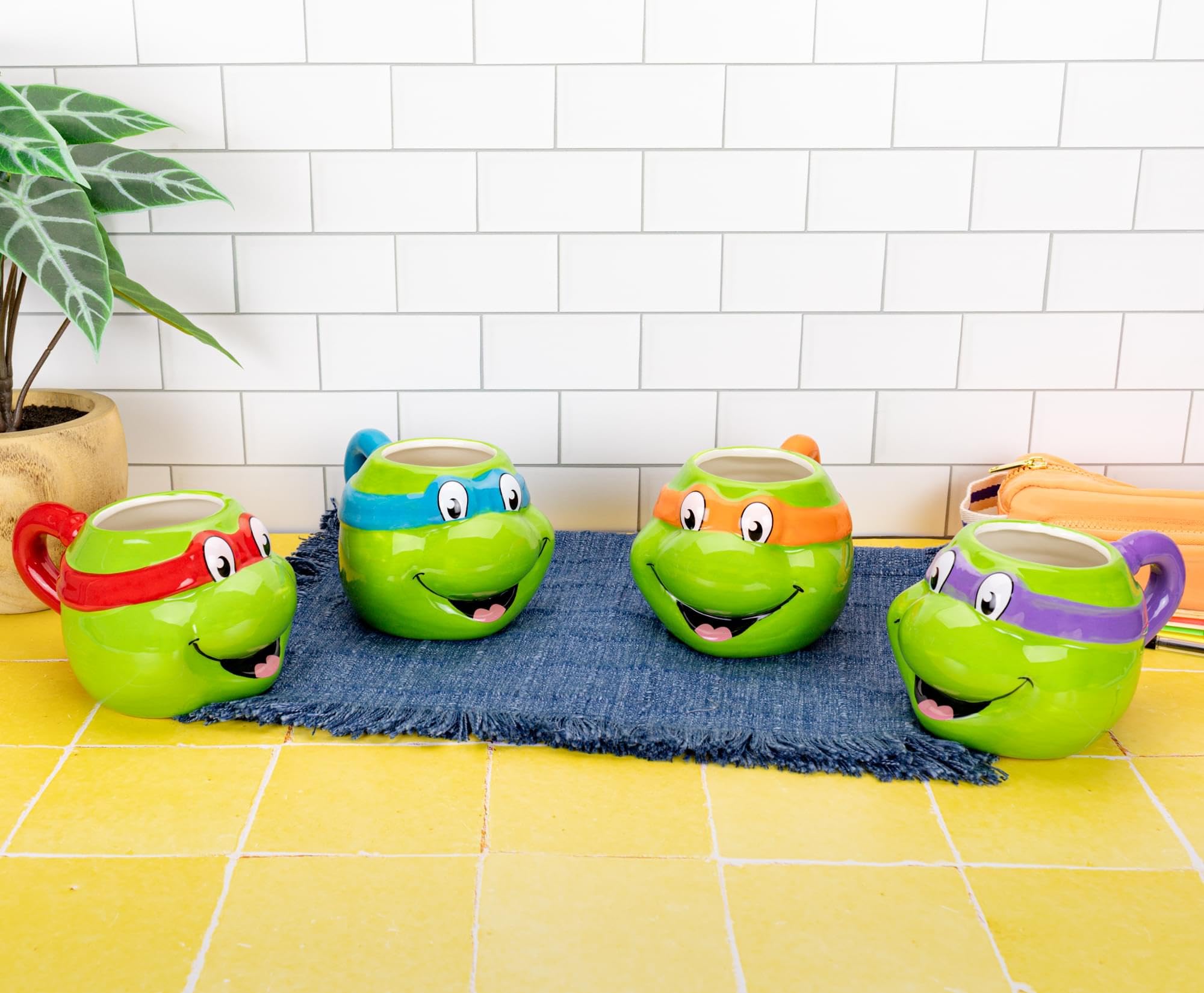Foto 7 pulgar | Taza Silver Buffalo Nickelodeon Tmnt Esculpida En 3d  680 Ml - Venta Internacional.