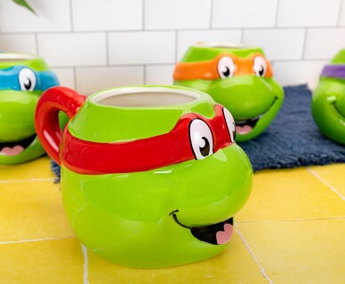 Foto 7 | Taza Silver Buffalo Nickelodeon Tmnt Esculpida En 3d 680 Ml - Venta Internacional.