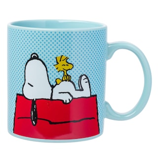 Foto 1 | Taza De Café Silver Buffalo Peanuts Snoopy Woodstock 600 Ml - Venta Internacional.