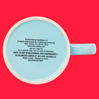 Foto 4 | Taza De Café Silver Buffalo Peanuts Snoopy Woodstock 600 Ml - Venta Internacional.