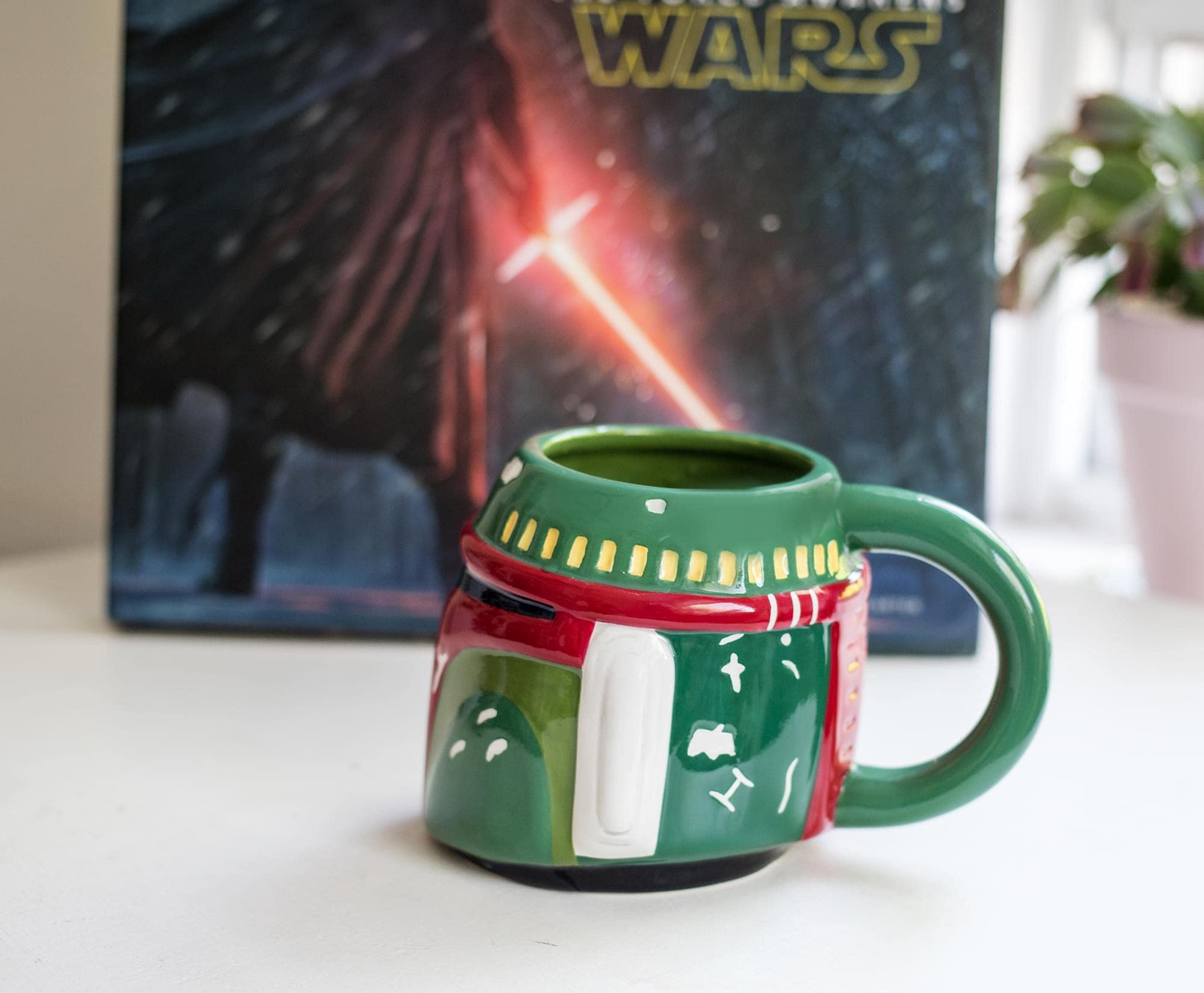 Foto 6 pulgar | Taza De Cerámica Silver Buffalo Star Wars Boba Fett  600 Ml - Venta Internacional.