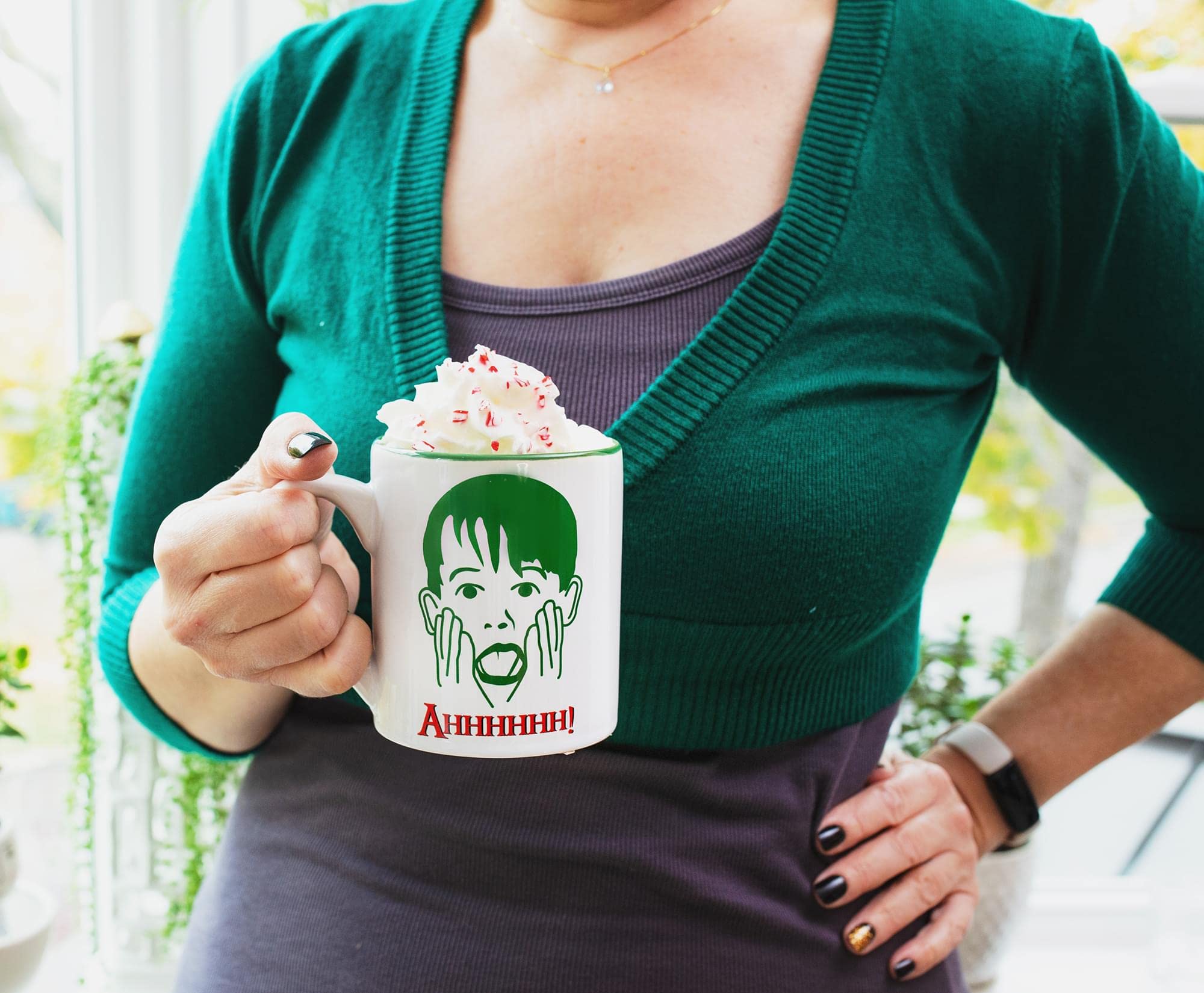 Foto 7 pulgar | Taza Silver Buffalo Home Alone Kevin Merry Christmas 400 Ml - Venta Internacional.