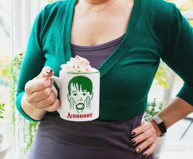 Foto 6 | Taza Silver Buffalo Home Alone Kevin Merry Christmas 400 Ml - Venta Internacional.