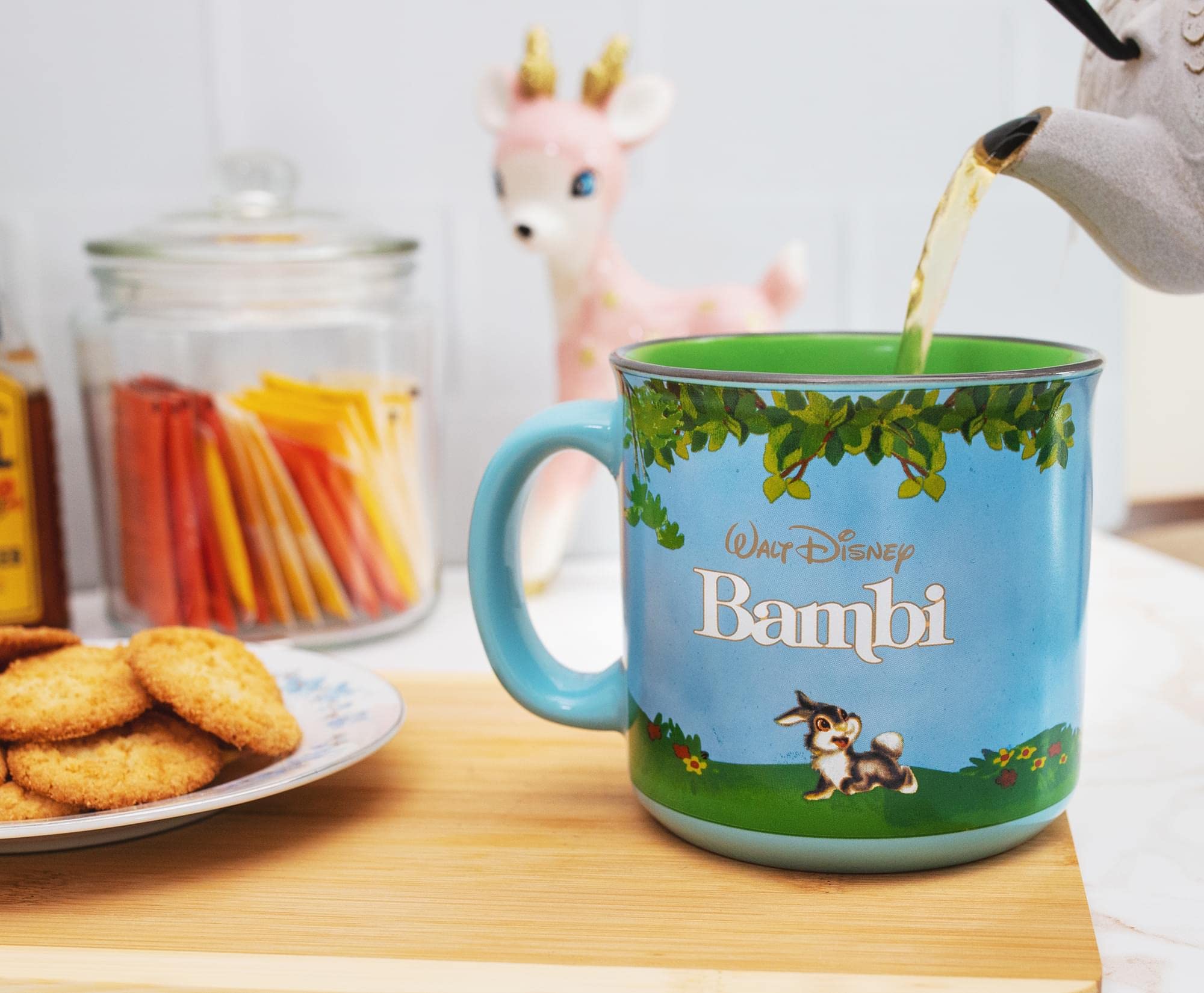 Foto 6 pulgar | Taza Camper Disney Bambi Meadow Scene De Cerámica  600 Ml  Sin Bpa - Venta Internacional.