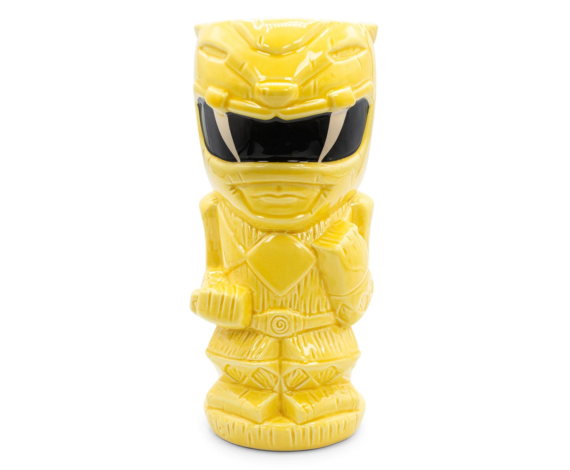 Foto 1 | Taza De Cerámica Power Rangers Geeki Tikis Yellow Ranger 450ml - Venta Internacional.