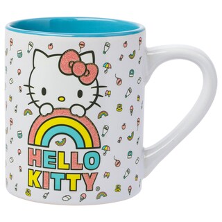 Foto 1 | Taza Plateada Buffalo Sanrio Hello Kitty Rainbow 400 Ml - Venta Internacional.