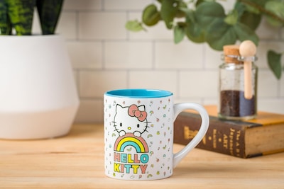 Foto 3 | Taza Plateada Buffalo Sanrio Hello Kitty Rainbow 400 Ml - Venta Internacional.