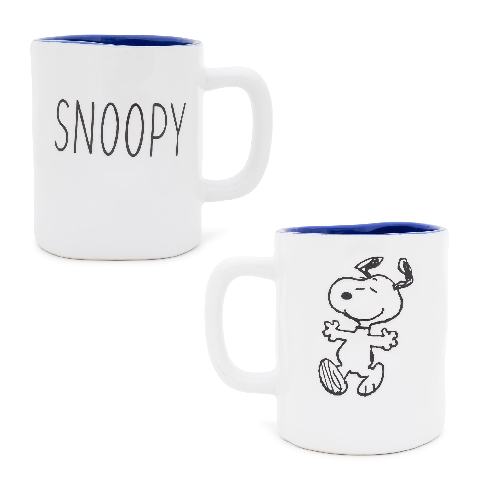 Foto 2 pulgar | Taza De Cerámica Silver Buffalo Peanuts Snoopy  750 Ml - Venta Internacional.