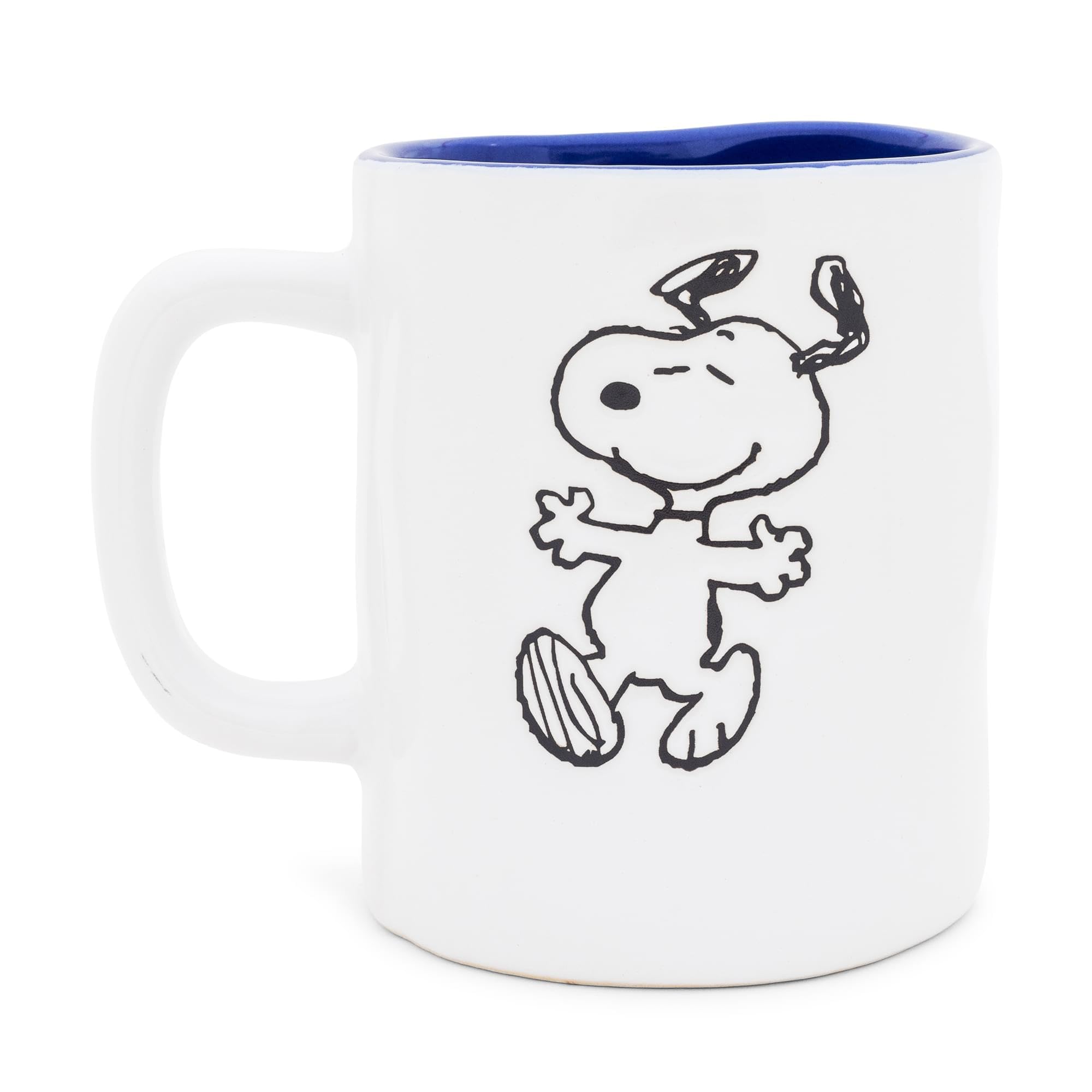 Foto 3 | Taza De Cerámica Silver Buffalo Peanuts Snoopy  750 Ml - Venta Internacional.