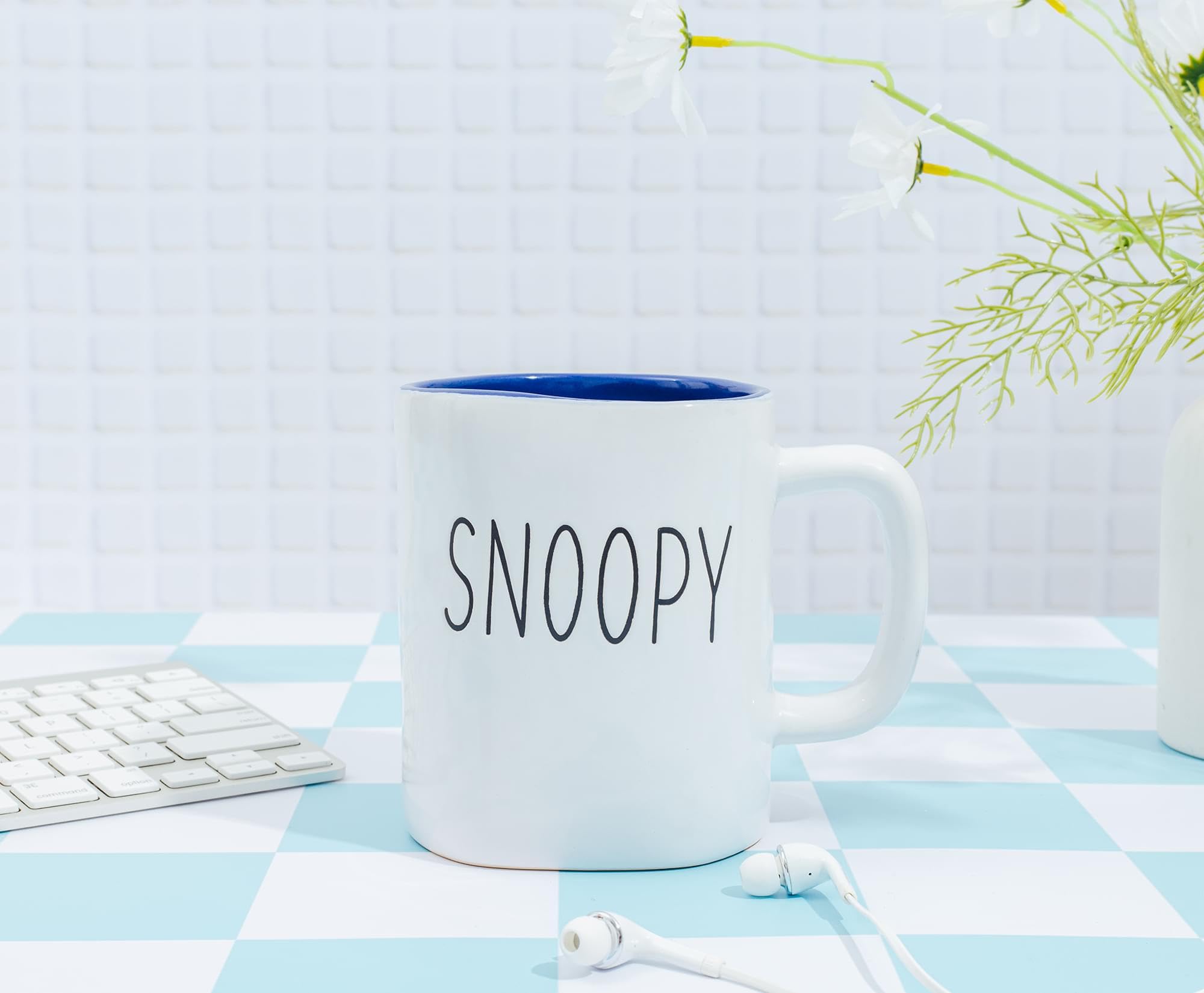 Foto 5 pulgar | Taza De Cerámica Silver Buffalo Peanuts Snoopy  750 Ml - Venta Internacional.