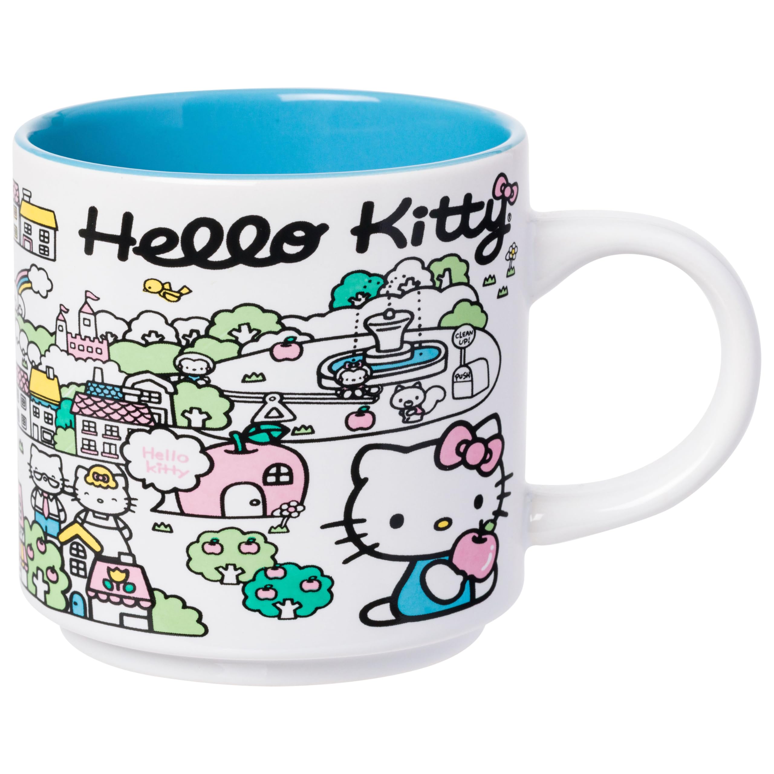 Foto 2 pulgar | Taza Plateada Buffalo Hello Kitty Destination Neighborhood 390 Ml - Venta Internacional.
