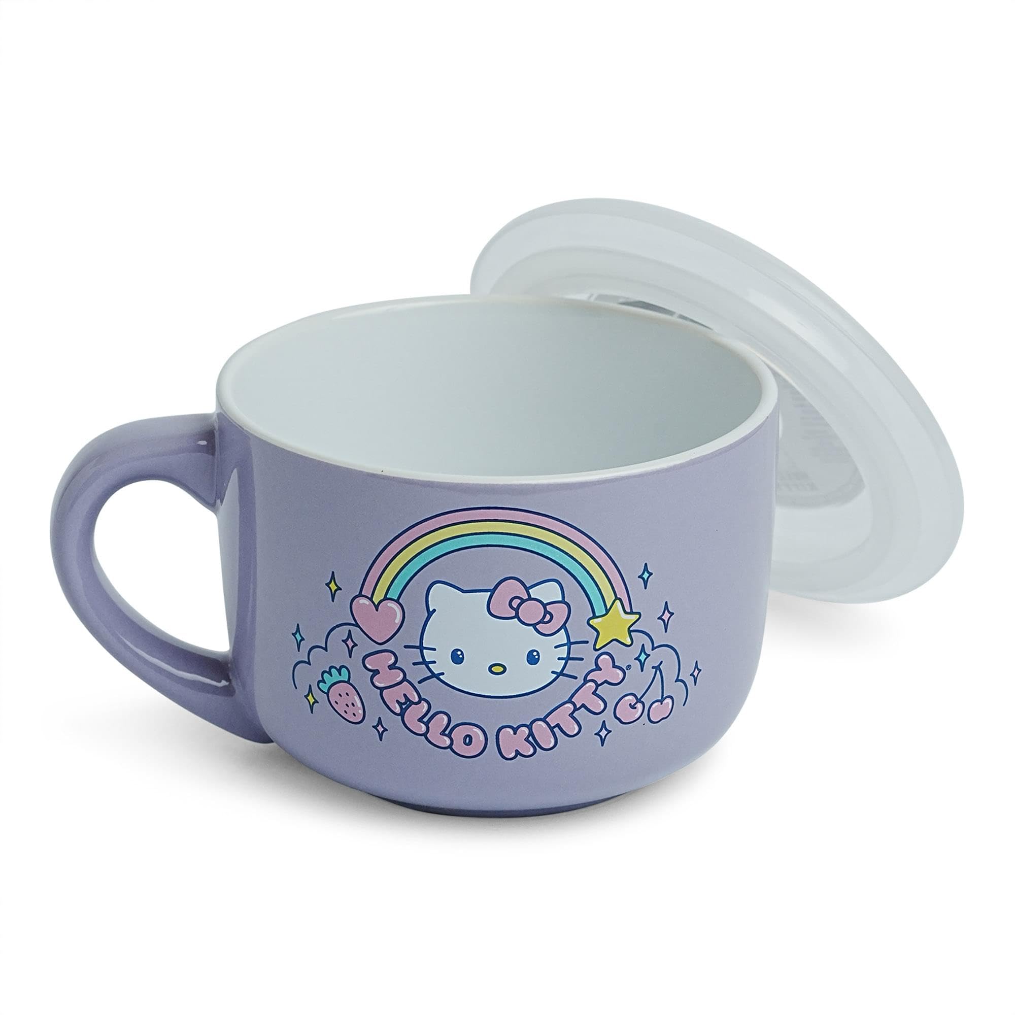 Foto 2 | Taza Para Sopa Silver Buffalo Sanrio Hello Kitty Rainbow - Venta Internacional.