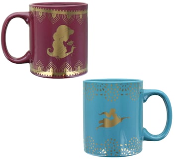 Foto 1 | Juego De Tazas Disney Aladdin Princess Jasmine Ceramic 325 Ml Paquete De 2 - Venta Internacional.
