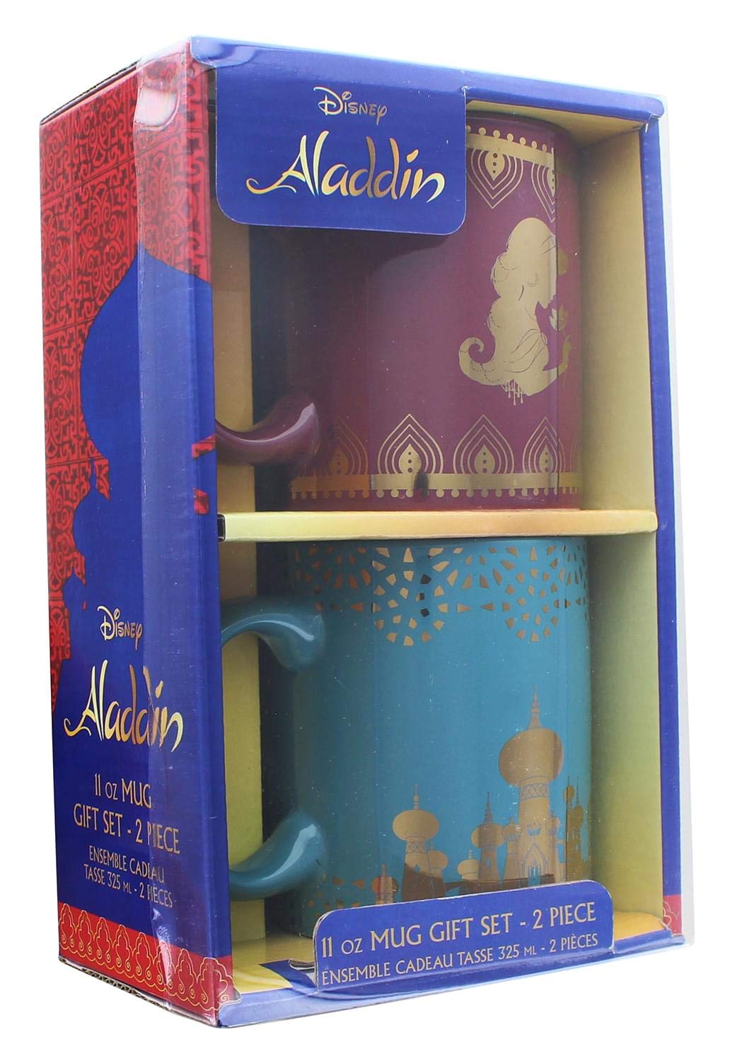 Foto 3 pulgar | Juego De Tazas Disney Aladdin Princess Jasmine Ceramic 325 Ml  Paquete De 2 - Venta Internacional.
