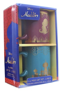 Foto 2 | Juego De Tazas Disney Aladdin Princess Jasmine Ceramic 325 Ml Paquete De 2 - Venta Internacional.