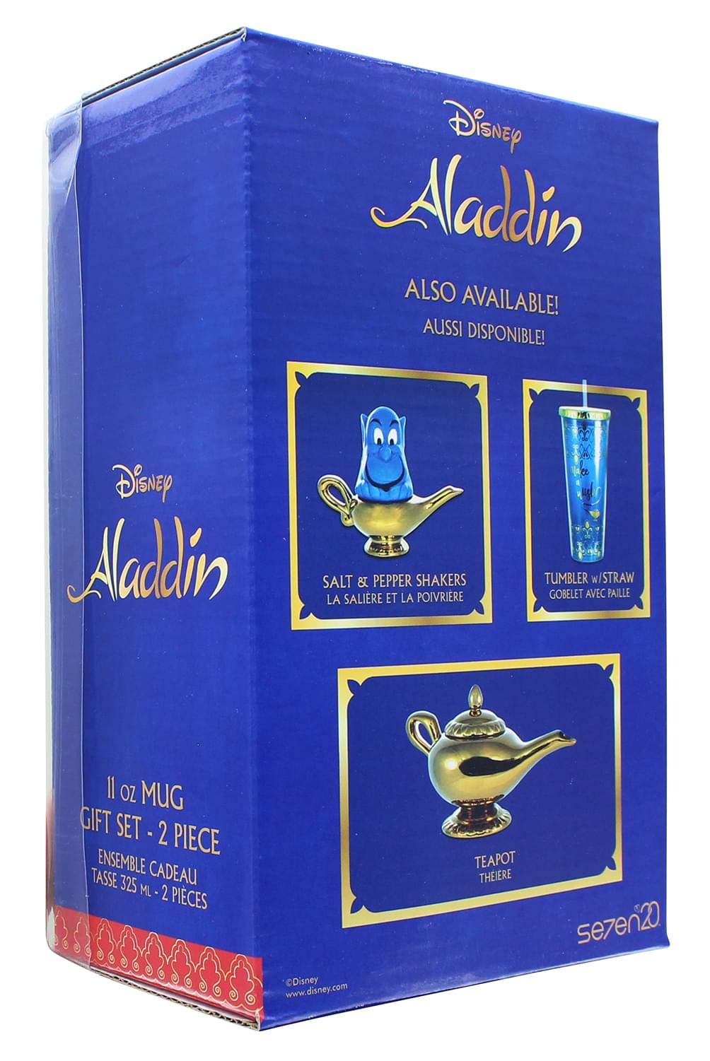Foto 7 pulgar | Juego De Tazas Disney Aladdin Princess Jasmine Ceramic 325 Ml  Paquete De 2 - Venta Internacional.