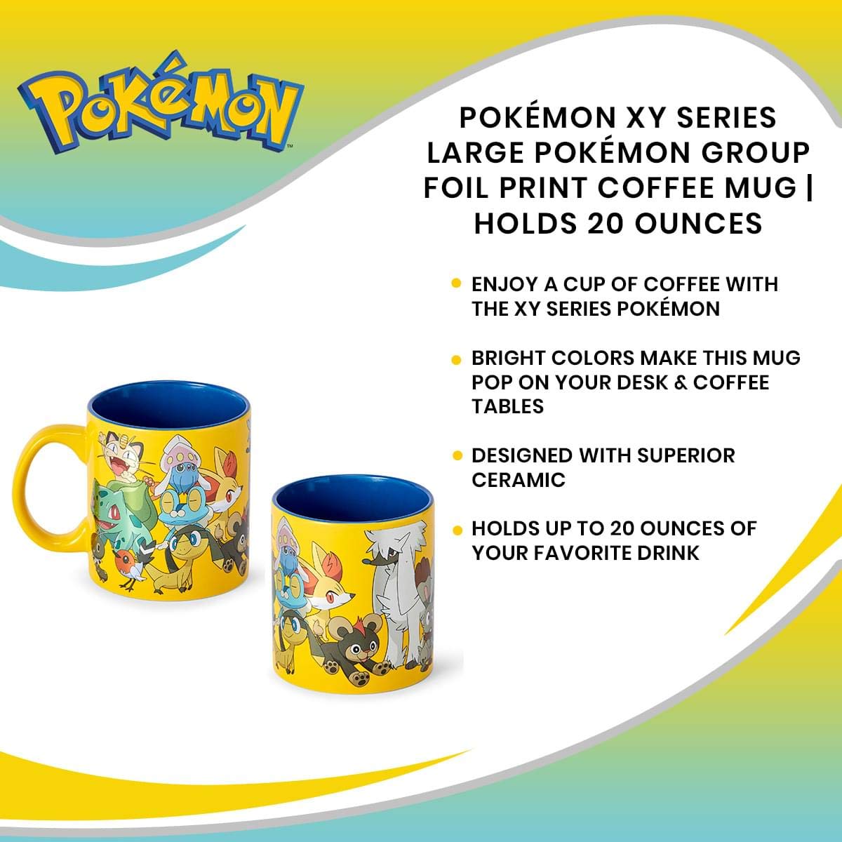 Foto 8 pulgar | Taza De Café Just Funky Con Licencia Oficial De Pokémon - Venta Internacional.