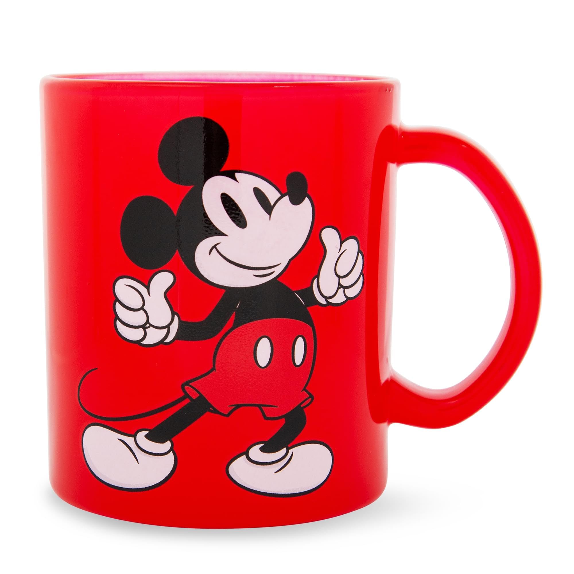 Foto 3 pulgar | Taza De Cristal Plateada Con Diseño De Mickey Mouse Buffalo Disney  530 Ml - Venta Internacional.