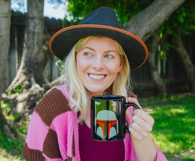 Foto 7 | Taza De Café Silver Buffalo Star Wars Boba Fett Helmet 600 Ml - Venta Internacional.