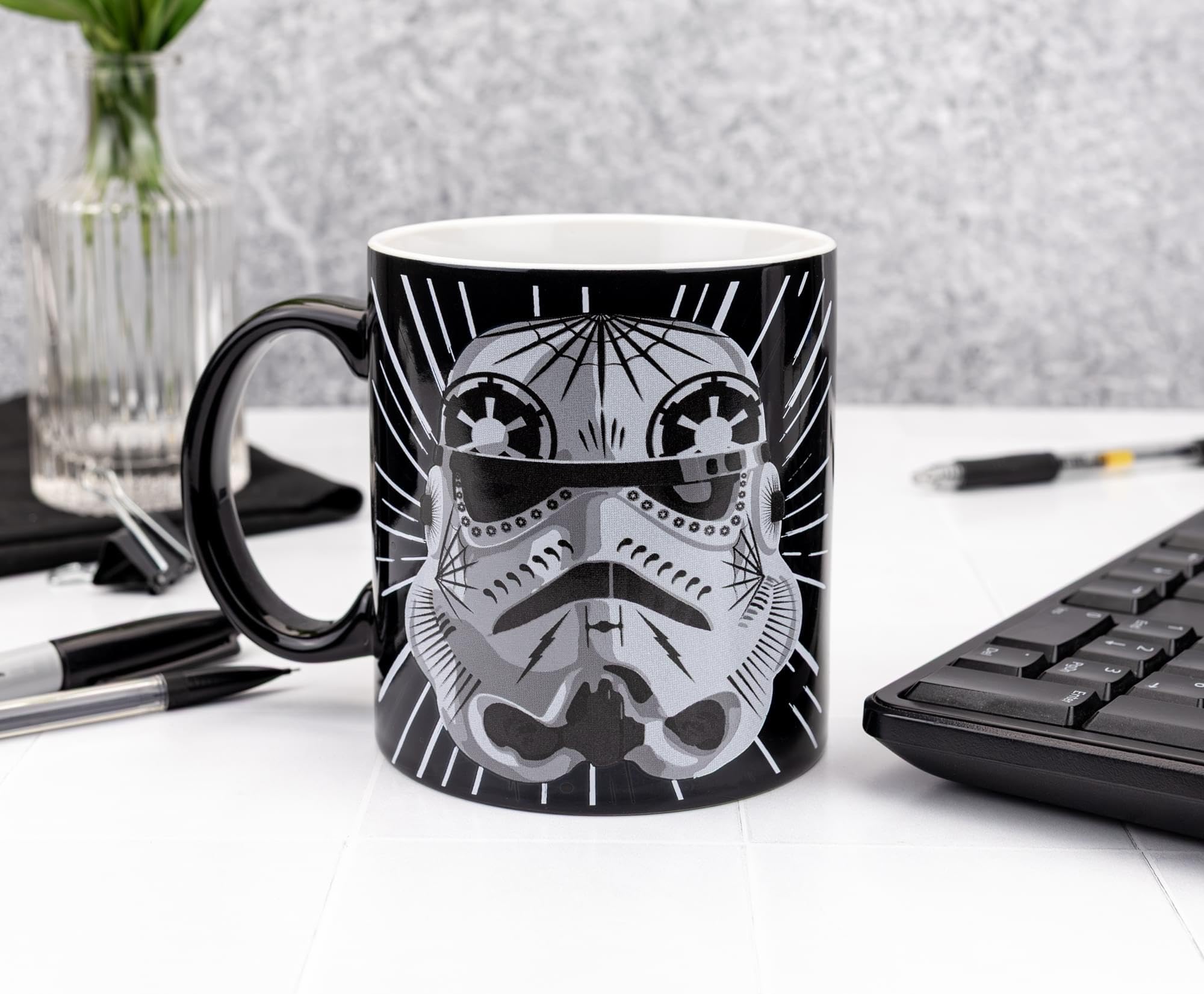 Foto 7 pulgar | Taza De Café Silver Buffalo Star Wars Darth Vader & Stormtrooper - Venta Internacional.