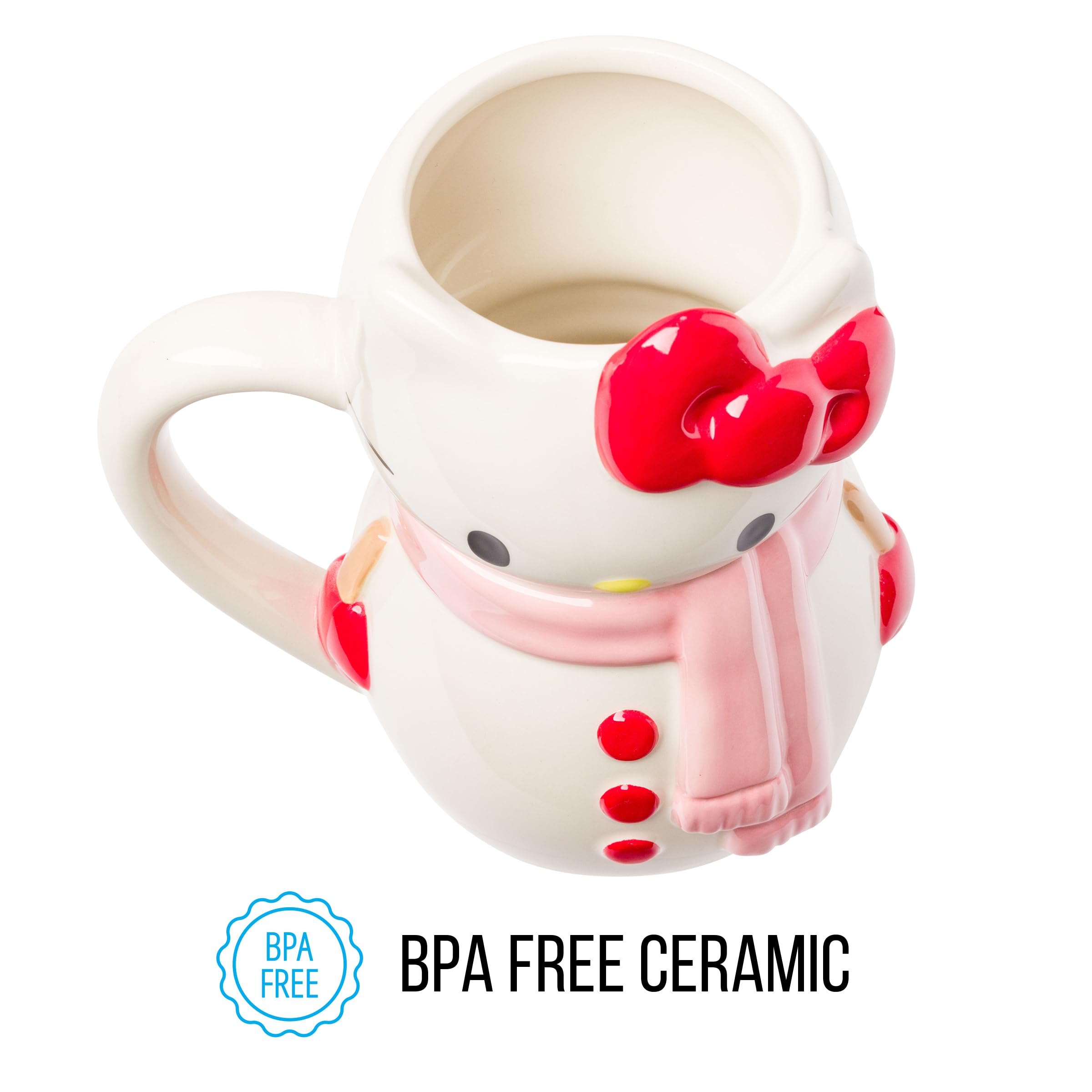 Foto 4 pulgar | Taza Plateada Buffalo Sanrio Hello Kitty Christmas 600 Ml - Venta Internacional.