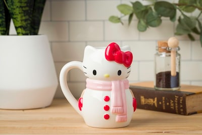 Foto 4 | Taza Plateada Buffalo Sanrio Hello Kitty Christmas 600 Ml - Venta Internacional.
