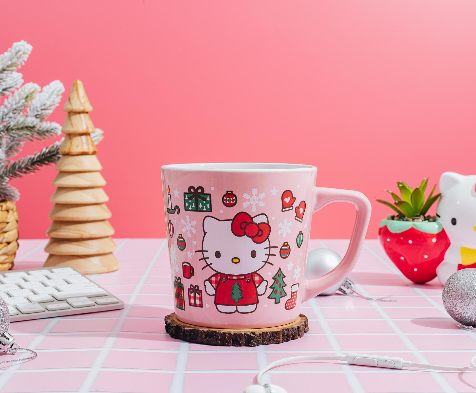 Foto 3 | Taza Silver Buffalo Sanrio Hello Kitty Holiday  500 Ml - Venta Internacional.