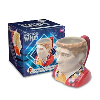 Foto 3 | Taza Underground Toys De Doctor Who Sexto Doctor Colin Barker - Venta Internacional.