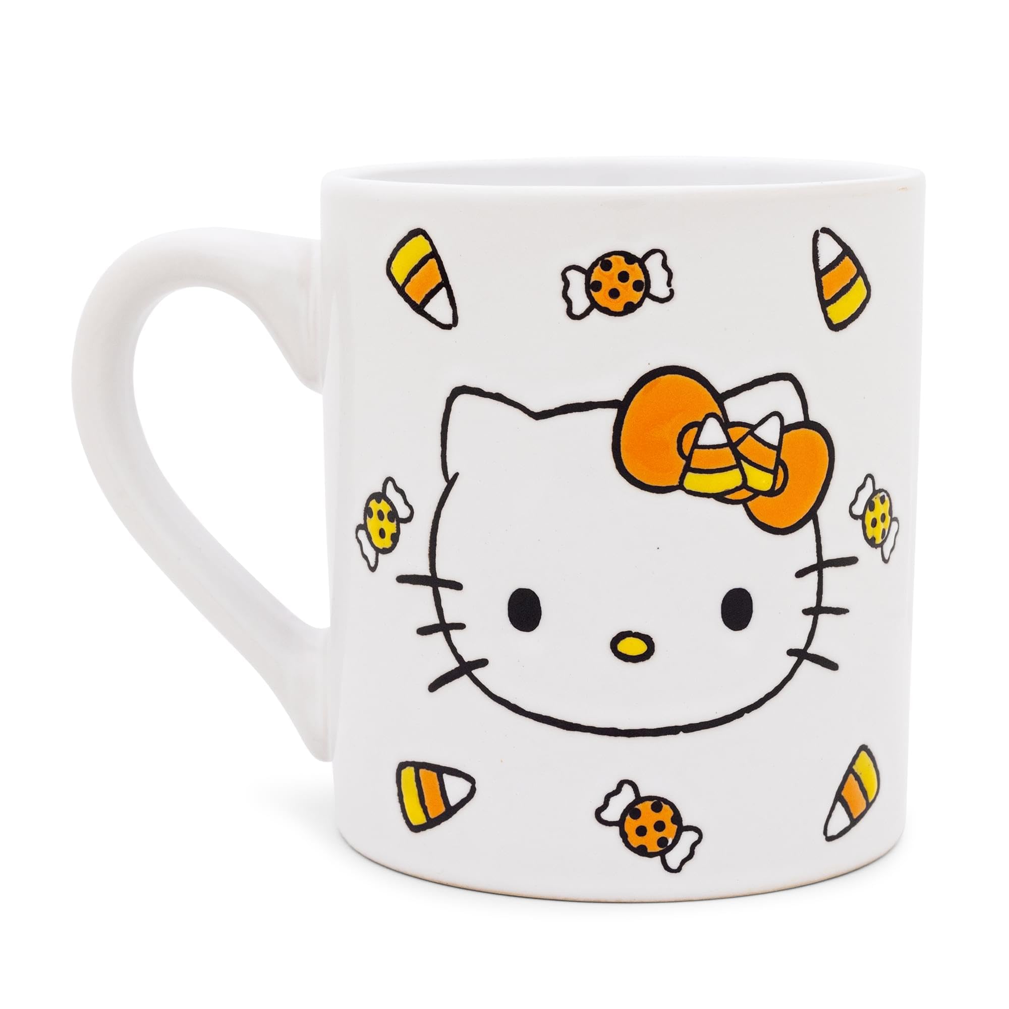 Foto 2 pulgar | Taza Silver Buffalo Sanrio Hello Kitty Candy Corn 414 Ml - Venta Internacional.