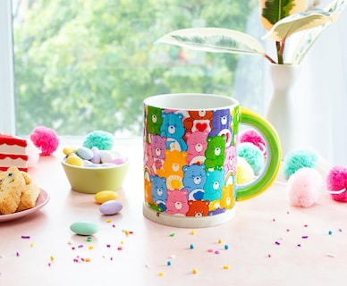 Foto 4 | Taza Plateada Con Estampado Integral De Buffalo Care Bears 600 Ml - Venta Internacional.